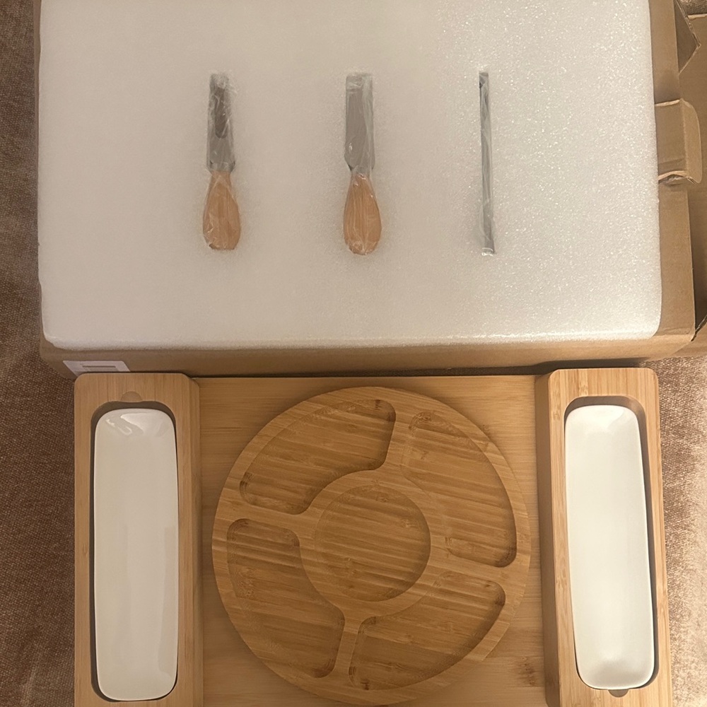 Never Used Bambusi Charcuterie Set